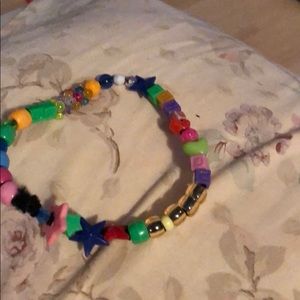 Men’s and woman’s homemade bead bracelet